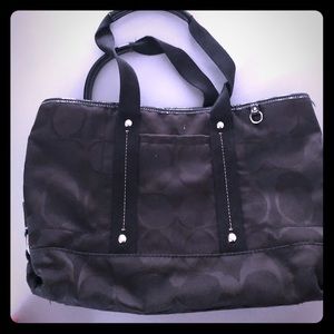 Black coach bag